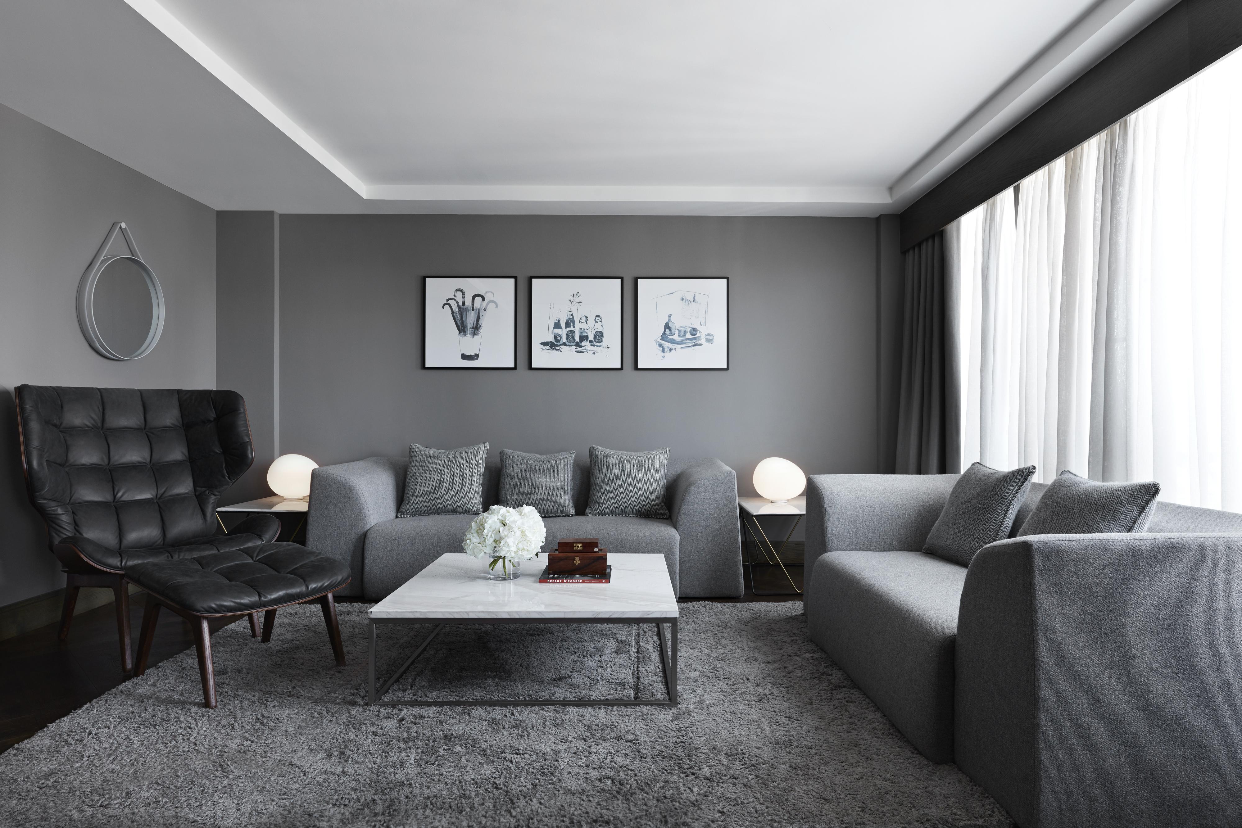 킴튼 블리스우드 스퀘어 호텔 글라스고 외부 사진 A 3D rendering of a living room