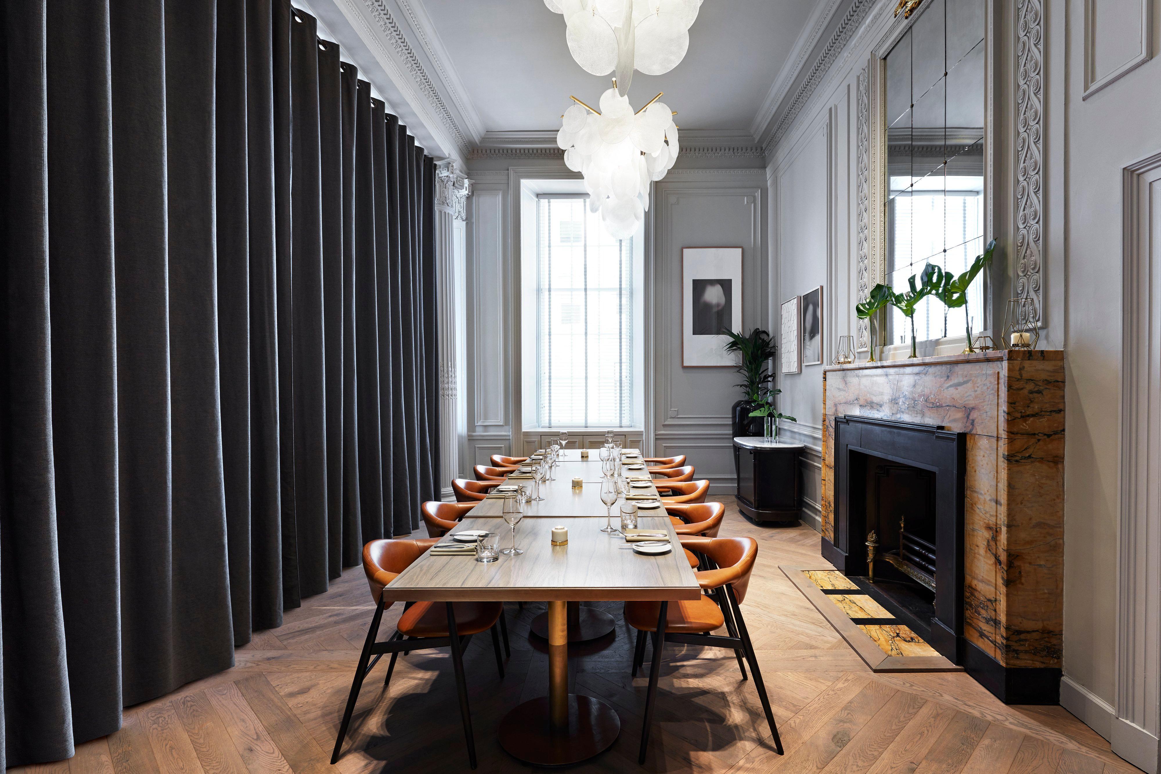킴튼 블리스우드 스퀘어 호텔 글라스고 외부 사진 The private dining room at The Ivy Temple Row